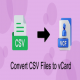 How to Convert Multiple vCard Files to CSV File Format Manually?