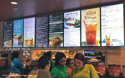 Embracing Technological Advancements: Digital Displays Revolutionizing Restaurants