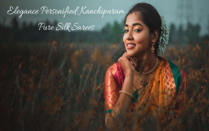 Elegance Personified: Kanchipuram Pure Silk Sarees