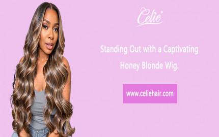 Standing Out with a Captivating Honey Blonde Wig.