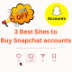3 Best Sites to Buy Snapchat Accounts