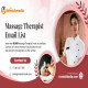 Massage Therapist Email List: An Unseen Business Booster