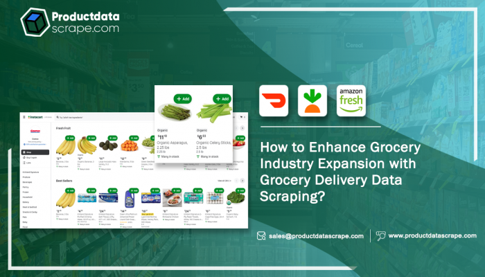 How to Enhance Grocery Industry Expansion with Grocery Delivery Data Scraping?