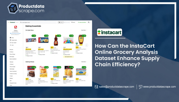  How Can the InstaCart Online Grocery Analysis Dataset Enhance Supply Chain Efficiency? 
