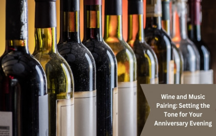 Wine and Music Pairing: Setting the Tone for Your Anniversary Evening