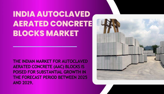 India Autoclaved Aerated Concrete Blocks Market [2029]:  Size, Share, and Competitive Intelligence Report - Crafted by TechSci Research