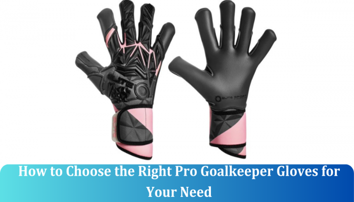 How to Choose the Right Pro Goalkeeper Gloves for Your Needs