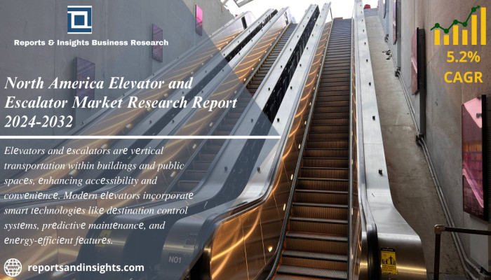 North America Elevator and Escalator Market Size, Growth | Industry Share 2024-32