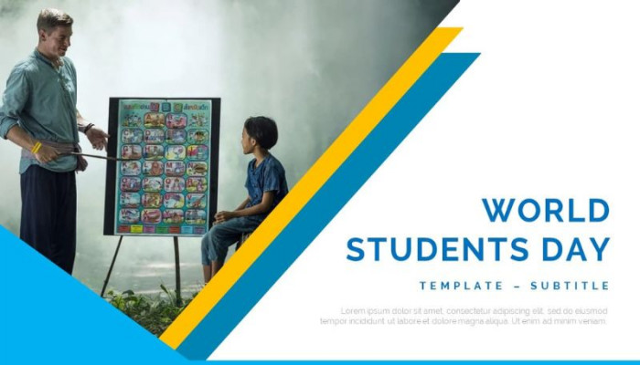How to Customize Our Free Presentation Template for World Students Day
