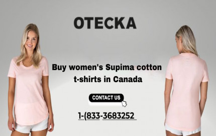 Experience Unmatched Comfort: Buy Women's Supima Cotton T-Shirts in Canada by Otecka