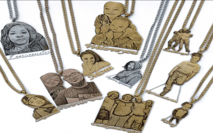 Showcase Your Loved Ones: Customized Photo Necklaces with Family Portraits
