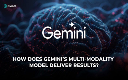 How does Gemini’s multi-modality model deliver results?