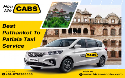 Best Pathankot to Patiala taxi service @HireMeCabs