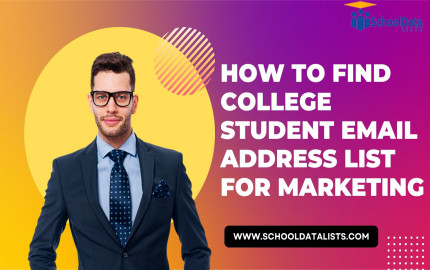 How to Find College Student Email Address List for Marketing?