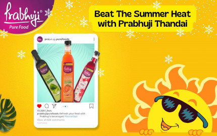 Beat the Summer Heat with Refreshing Thandai Drinks by Prabhuji 