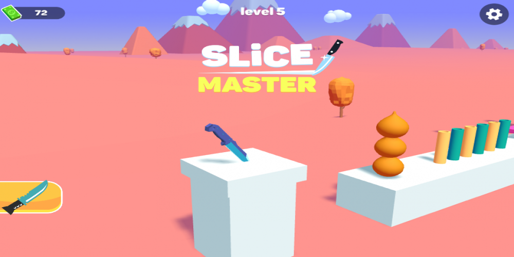 How to play slice master game