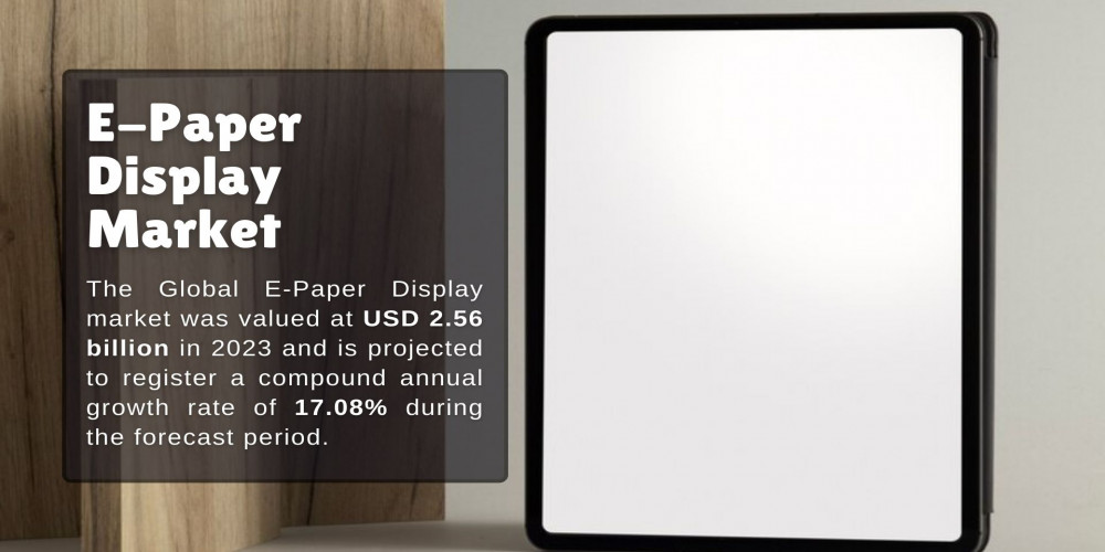 E-Paper Display Market: Overview and Analysis of Size, Share, and Forecast