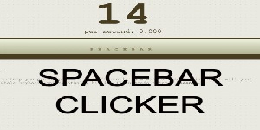 Spacebar Clicker Game Online