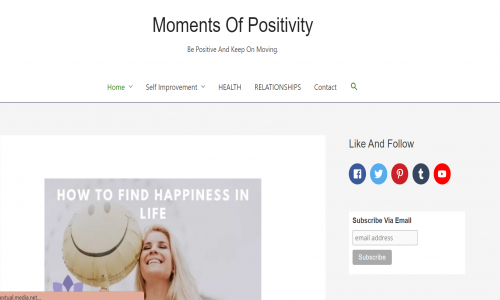 Moments Of Positivity