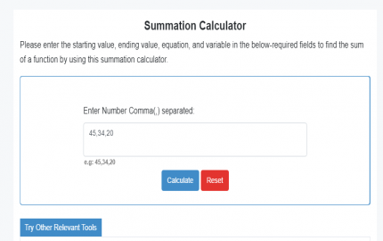 Reveal the riddle of the Summation Calculator in the discourse of the depth