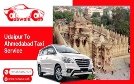 Udaipur to Ahmedabad taxi service