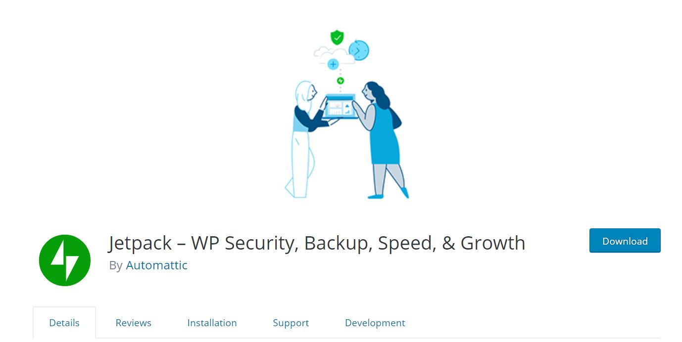 Jetpack: WordPress Security, Backup, Speed, & Growth Plugin