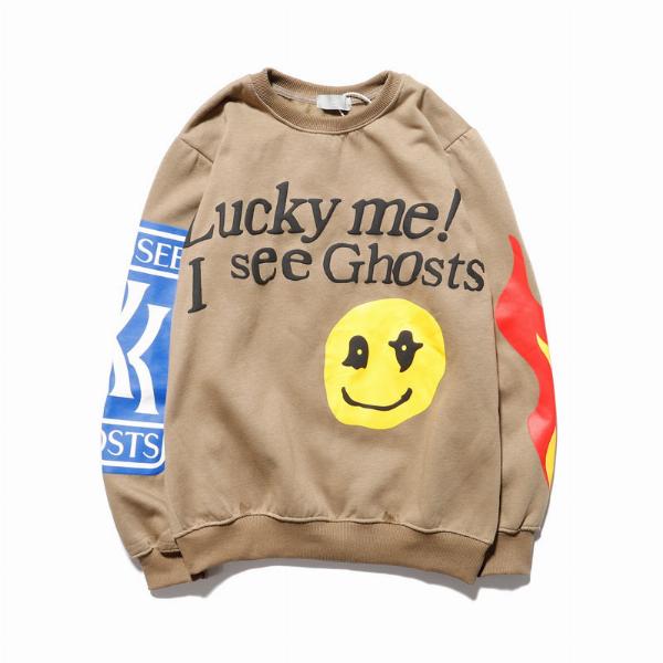 Lucky Me I See Ghosts Hoodie is high fashion brand