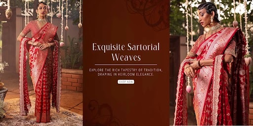 Celebrating Tradition: Handloom Banarasi Silk Sarees from Samyakk for Every Festive Elegance