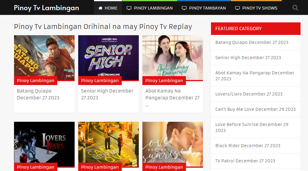 Pinoy Lambingan | Pinoy Tambayan | Pinoy Teleserye | Pinoy Channel | Pinoy TV Shows