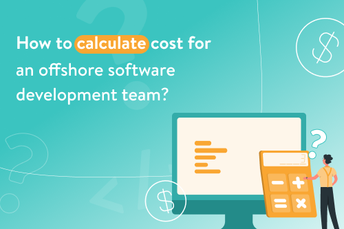 How to calculate cost for an offshore software development team
