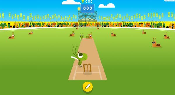 Google Doodle Cricket game online