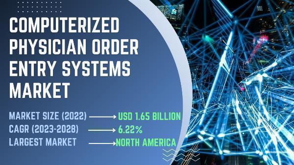 Computerized Physician Order Entry Systems Market: Size, Share, and Forecast for 2028 - Trends, Competition, and Opportunity Analysis - TechSci Research