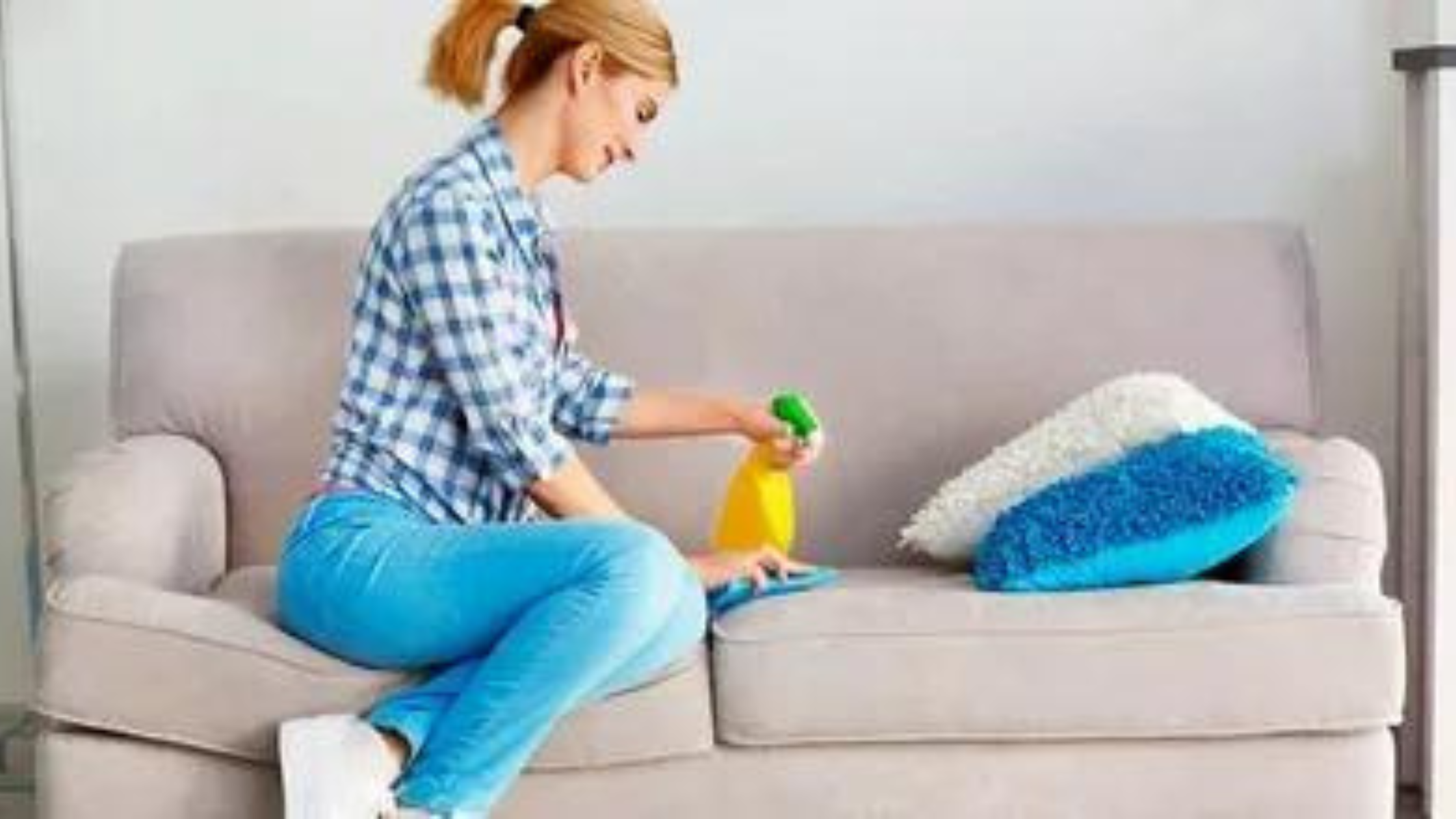 Can I clean my sofa with washing powder?