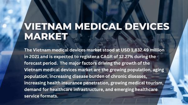Vietnam Medical Devices Market Dynamics, Top Companies, and Industry Projection till 2027 - A TechSci Research