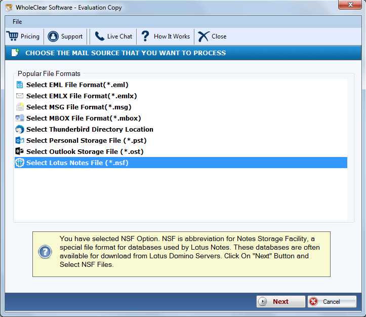 How to Convert Lotus Notes NSF to MBOX files?