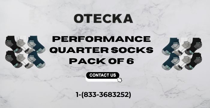 Experience Ultimate Comfort and Performance with Otecka's Performance Quarter Socks Pack of 6