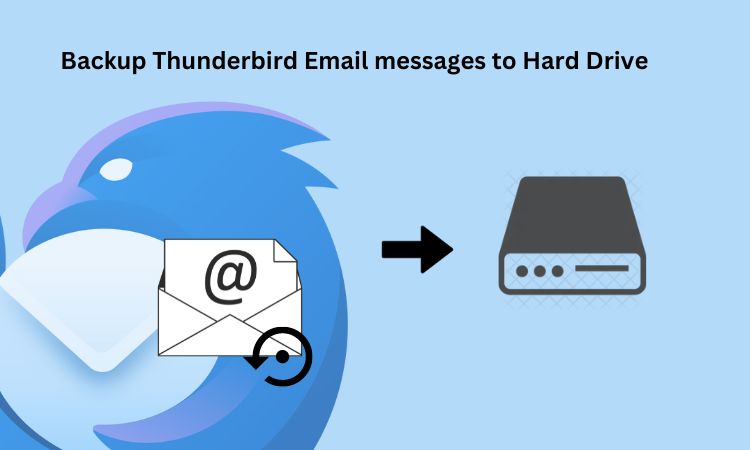 How to Backup Thunderbird Email Messages to Hard Drive?