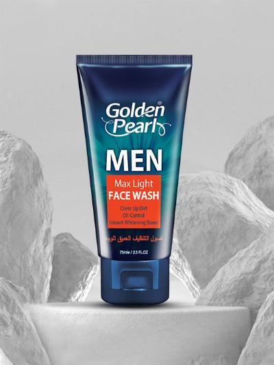 We recommend a face wash for men.