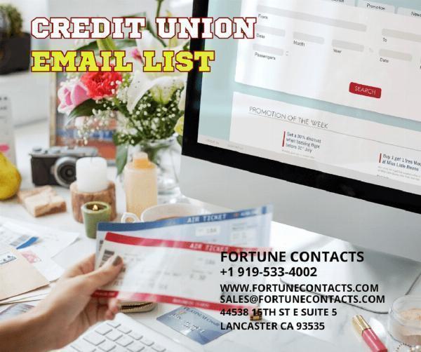 Expand Your Reach in the Financial Sector with Our Credit Unions Email List
