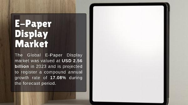 E-Paper Display Market: Overview and Analysis of Size, Share, and Forecast