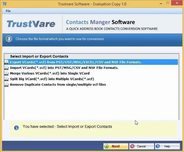 How to Convert VCF Contacts to Multiple File via One Tool?