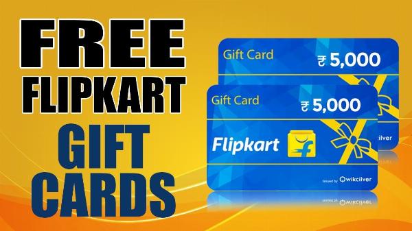 How to get free flipkart gift card?