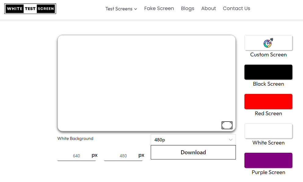 Enhance Screen Testing Efficiency with White Test Screen Tool