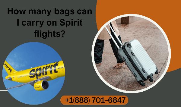 Know how many bags you can carry on Spirit Airlines