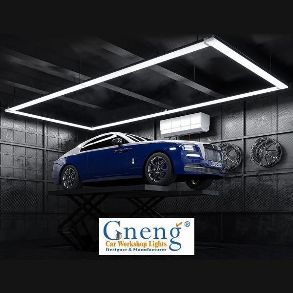 Do LED lights help in minimizing glare and reflections on cars in showrooms?