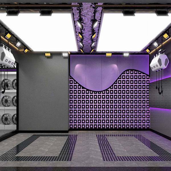 How to ensure LED lights provide consistent lighting without dark spots in showrooms?
