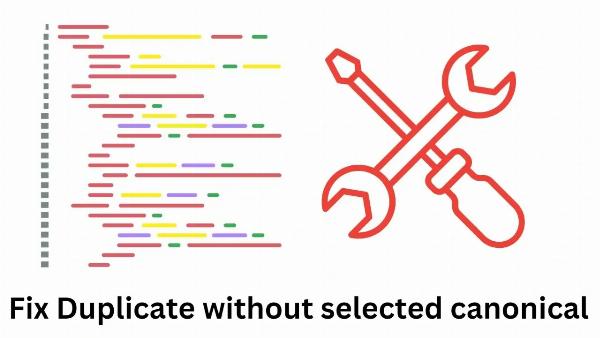 Duplicate Without User Selected Canonical