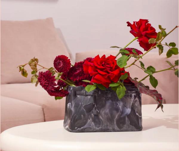Luxury Designer Vases: Birkin-Inspired and Handbag Shaped