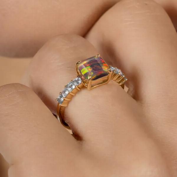 The Enigmatic Beauty of the Black Opal Ring: A Timeless Treasure