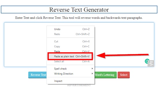 SEOToolsWP Reverse Text or Speech Generator!
